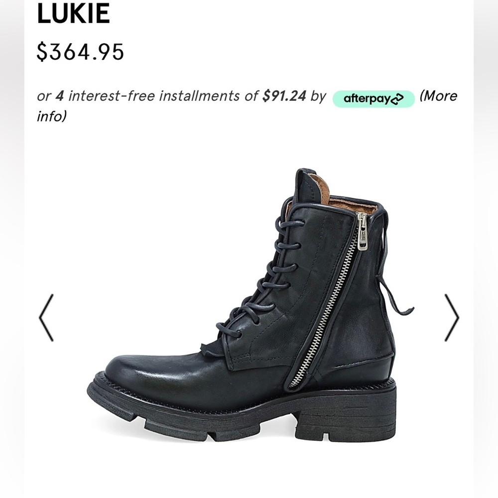 A.S. 98 Lukie Moto boot black size 40 - Picture 2 of 6